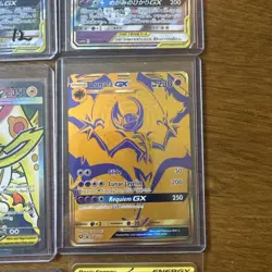 6 Card Lot Pokemon Gold Card Tag Team Art Rare - Image 4