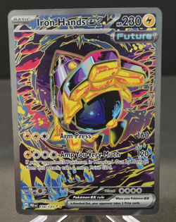 Iron Hands EX 154/131 Prismatic Evolutions GM Pokemon TCG Mint Condition Card - Image 1
