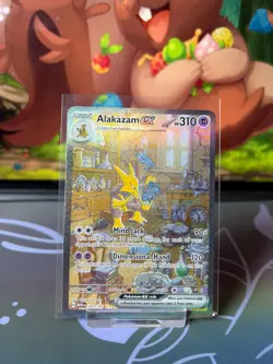 Alakazam EX - 201/165 - English 151 - Pokemon Card NM SIR Illustration Rare #2 - Image 1