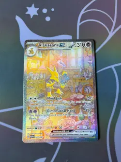 Alakazam EX - 201/165 - English 151 - Pokemon Card NM SIR Illustration Rare #2 - Image 2