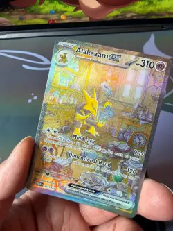Alakazam EX - 201/165 - English 151 - Pokemon Card NM SIR Illustration Rare #2 - Image 4