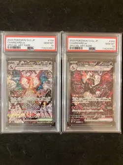Charizard ex SAR PSA 10 Gem Mint 2023 Special Art Rare Pokemon Card Set - Image 3