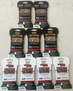 Pokemon Phantasmal Flames, Mega Evolution, Destined Rivals (9 Booster Packs) - Image 5