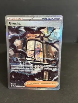 Pokemon TCG Grusha Paldea Evolved Trainer Holo Card 268/193 - Image 1