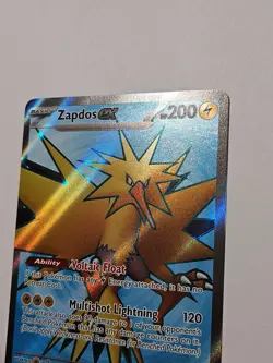 Zapdos EX 192/165 Scarlet & Violet 151 MEW: Pokemon Ultra Rare Holo Full Art NM - Image 3