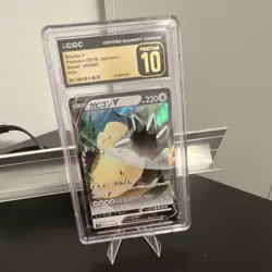 CGC Pristine 10 Snorlax V SwordShield 045/060 Double Rare Holo JP 2019 - Image 1