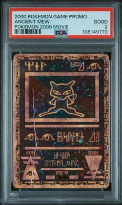 2000 Pokemon Movie Promo ANCIENT MEW PSA 2 GOOD WOTC Vintage - Image 2