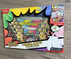 Pokemon Ascended Heroes Premium Poster Collection Mega Gardevoir - New & Sealed - Image 1