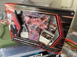 Pokemon TCG: S&V Team Rocket’s Mewtwo EX Box Factory Sealed Brand New No Reserve - Image 1