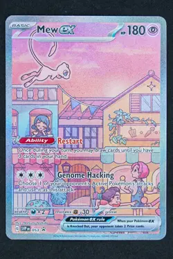 2023 POKEMON SVP EN-SV BLACK STAR PROMO 151 ULTRA-PREM COLL #053 MEW EX - Image 1
