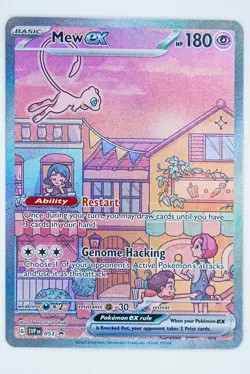 2023 POKEMON SVP EN-SV BLACK STAR PROMO 151 ULTRA-PREM COLL #053 MEW EX - Image 3