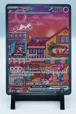 2023 POKEMON SVP EN-SV BLACK STAR PROMO 151 ULTRA-PREM COLL #053 MEW EX - Image 5