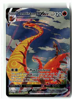 Centiskorch VMAX ⭐ TG15/TG30 Holo Lost Origin Trainer Gallery Pokemon NM - Image 1