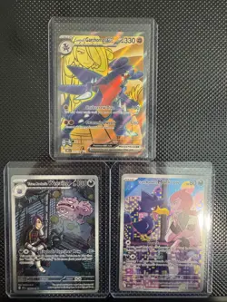 Pokemon Destined Rivals Full Art Card Lot (3 Cards in Total) - Image 1