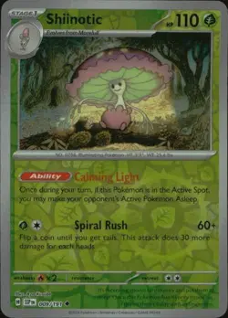 Shiinotic 009/191 Uncommon Surging Sparks Pokemon Reverse Holo NM - Image 1