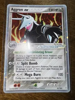 Aggron EX 89/100 Crystal Guardians Holo LP Pokemon TCG 2006 - Image 1