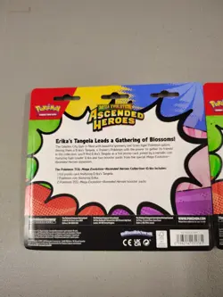 Pokemon Ascended Heroes 2 Pack Blister Erika’s Tangela - lot of 2 - Image 3
