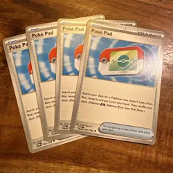 Pokemon Poke Pad 081/088 Playset x4 ME03 Perfect Order Trainer NM - Image 1