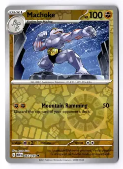 Machoke - 067/165 Reverse Holo Pokemon SV: Scarlet & Violet 151 NM - Image 1
