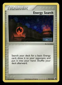 Pokemon Energy Search Common Unseen Forces 94/115 LP Reverse Holo Stamped - Image 1