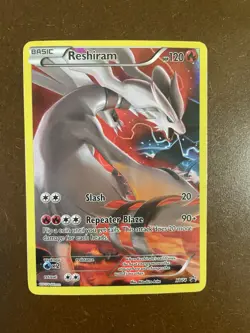 Pokemon Reshiram XY74 Full Art Promo Holo XY English 2015 120HP Basic - Image 1