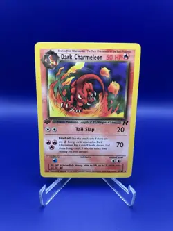Pokemon Dark Charmeleon 32/82 1st Edition Team Rocket English LP - Image 2