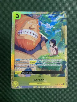 Dereshi! OP09-117 AA One Piece TCG Promo Card Premium Card Best Selection Vol. 4 - Image 1