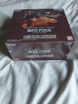 One Piece TCG Paramount War Booster Display OP02 SEALED ENG - Image 1