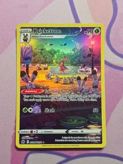 Kricketune GG02/GG70 Crown Zenith: Galarian Gallery Ultra Rare Pokemon Card - Image 1