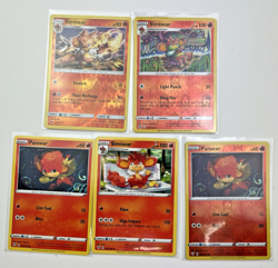 5 Card Lot Pansesar Semisear Reverse Holo Pokemon TCG common - Image 1