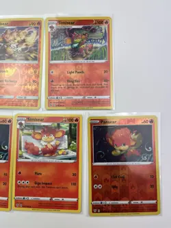 5 Card Lot Pansesar Semisear Reverse Holo Pokemon TCG common - Image 3
