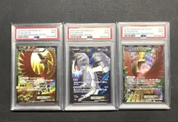 Rare Pokemon Card Set Lugia Ho-Oh EX SR PSA 9 Mint Collection - Image 1