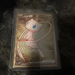 Pokemon TCG Mew EX Metal Gold NM 205/165 Scarlet & Violet 151 Promo Card - Image 1