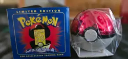 NIB Pokemon Limited Edition 23K Gold-Plated CHARIZARD Trading Card Poke Ball - Image 1