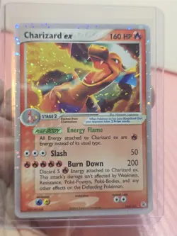Charizard ex 105/112 EX FireRed & LeafGreen Holo Rare EX 160 HP Pokemon TCG Card - Image 2