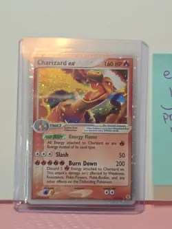 Charizard ex 105/112 EX FireRed & LeafGreen Holo Rare EX 160 HP Pokemon TCG Card - Image 4
