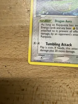 Non-Holo Rare Rayquaza Pokemon Card Ex Deoxys 22/107 NM-VLP/LP - Image 3