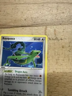 Non-Holo Rare Rayquaza Pokemon Card Ex Deoxys 22/107 NM-VLP/LP - Image 5