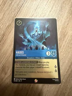 Lorcana - Hades - Infernal Schemer 151/204 Foil ( Card Damage) - Image 1