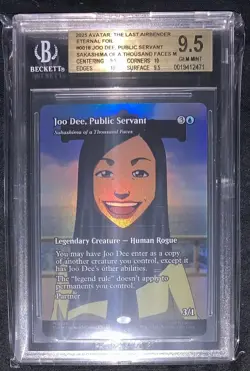 Joo Dee, Public Servant Borderless Foil BGS 9.5 Graded Avatar MTG - Image 1