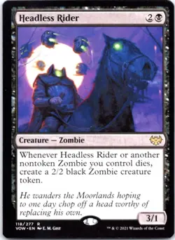 Headless Rider Innistrad: Crimson Vow, 118 NM - Image 1