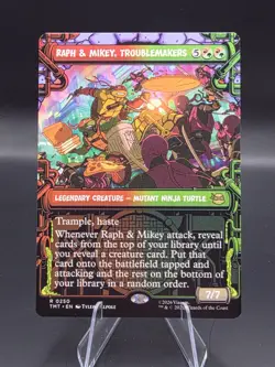 Raph & Mikey, Troublemakers (Showcase) 250 TMT NM R - Image 1