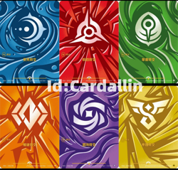 2025 Riftbound League of Legends TCG Chinese Rune Promo 6 card set Holo foil - Image 1