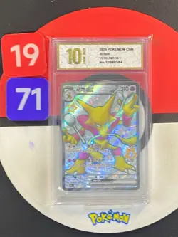 2025 Pokemon TCG S-Chinese Alakazam ex #151C 187/151 SSR Grade10 - Image 1