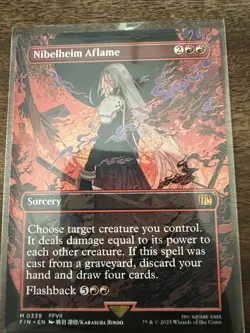 Final Fantasy Nibelheim Aflame Borderless Regular Card 339 - Image 1