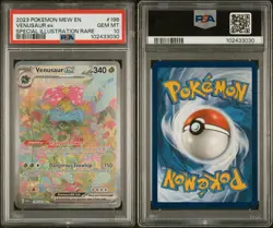 Pokemon Venusaur ex SIR 198/165 151 Englisch PSA 10 Gem Mint - Image 1