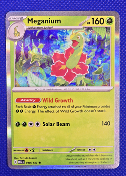 Meganium 010/132 Holo Rare - Pokemon ME01: Mega Evolution NM -- L59 - Image 2