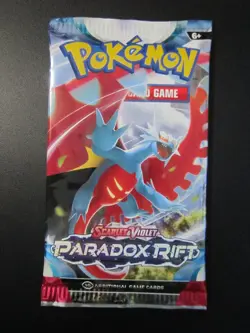 10 CARD POKEMON BOOSTER PACK SCARLET & VIOLET PARADOX RIFT ROARING MOON ART NEW - Image 1