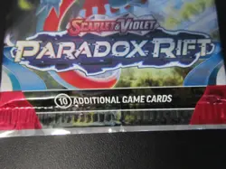 10 CARD POKEMON BOOSTER PACK SCARLET & VIOLET PARADOX RIFT ROARING MOON ART NEW - Image 2