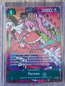 One Piece TCG OPTCG PERONA OP09-034 Treasure Rare TR French FR - Image 3